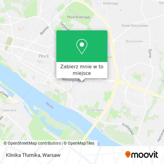 Mapa Klinika Tłumika