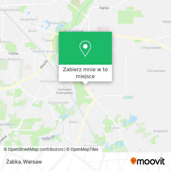 Mapa Żabka