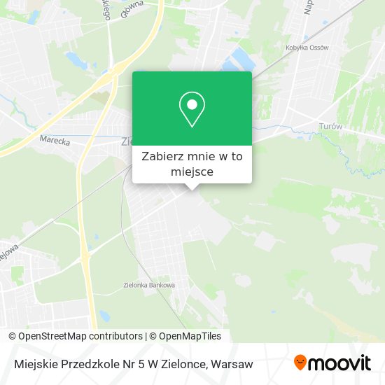 Mapa Miejskie Przedzkole Nr 5 W Zielonce