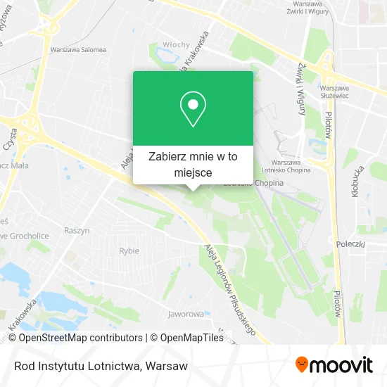 Mapa Rod Instytutu Lotnictwa