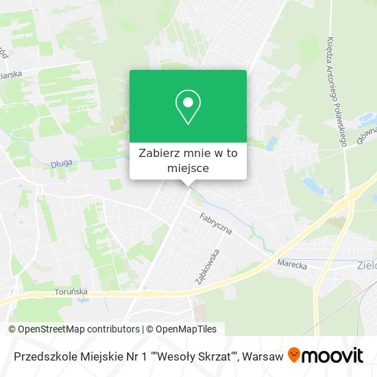 Mapa Przedszkole Miejskie Nr 1 ""Wesoły Skrzat""