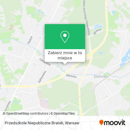 Mapa Przedszkole Niepubliczne Bratek