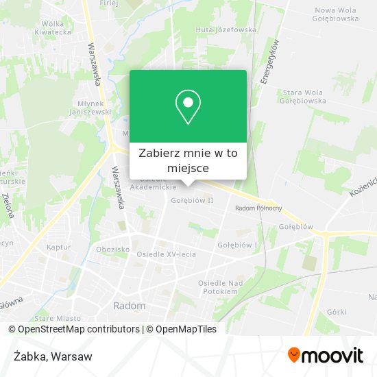 Mapa Żabka