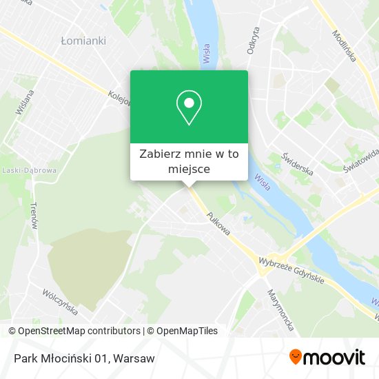 Mapa Park Młociński 01