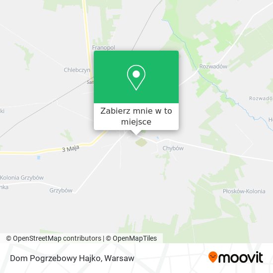 Mapa Dom Pogrzebowy Hajko