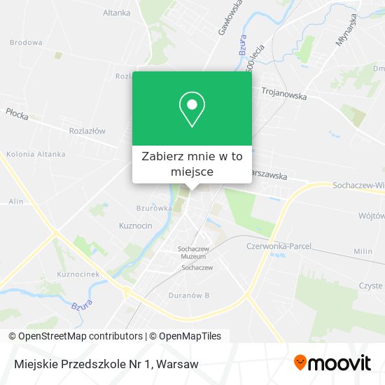 Mapa Miejskie Przedszkole Nr 1