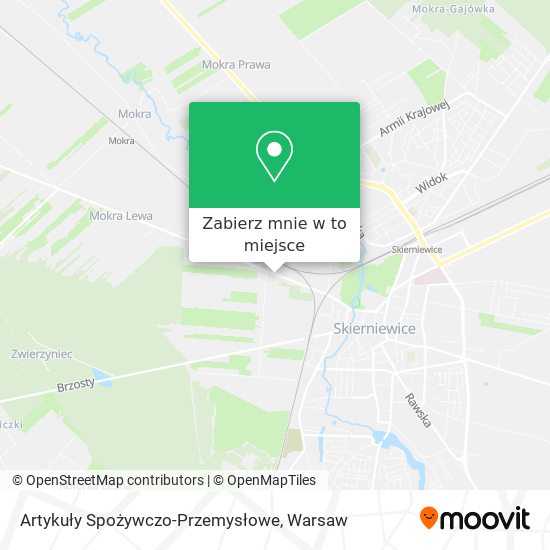 Mapa Artykuły Spożywczo-Przemysłowe