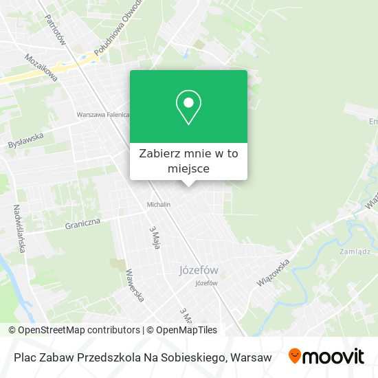 Mapa Plac Zabaw Przedszkola Na Sobieskiego