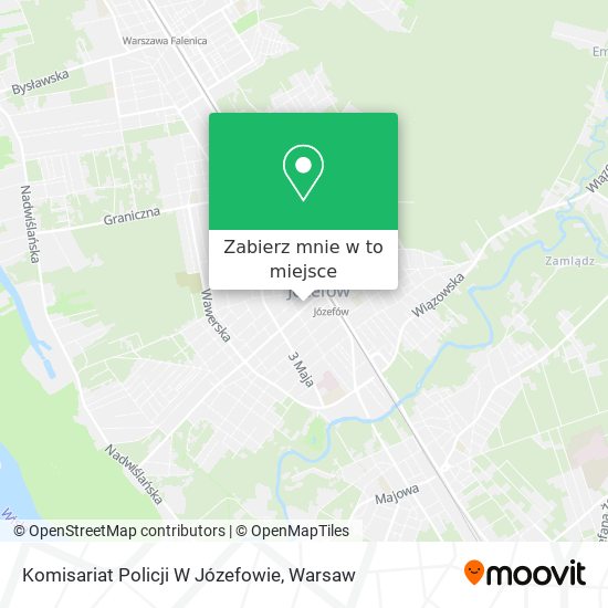 Mapa Komisariat Policji W Józefowie