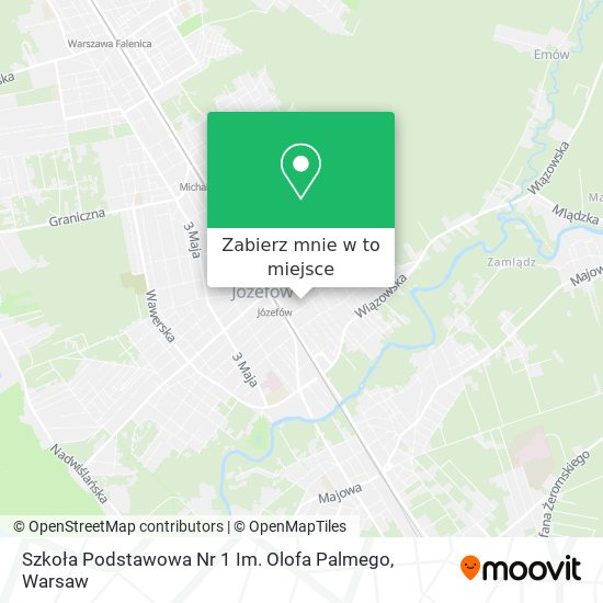 Mapa Szkoła Podstawowa Nr 1 Im. Olofa Palmego