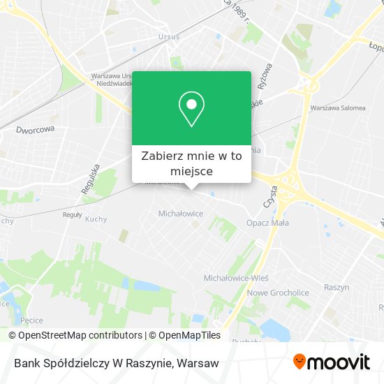 Mapa Bank Spółdzielczy W Raszynie