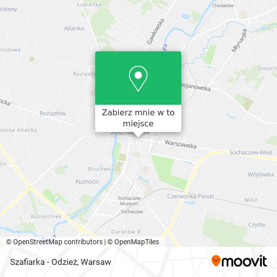 Mapa Szafiarka - Odzież