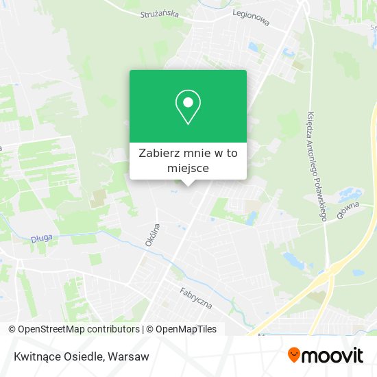 Mapa Kwitnące Osiedle