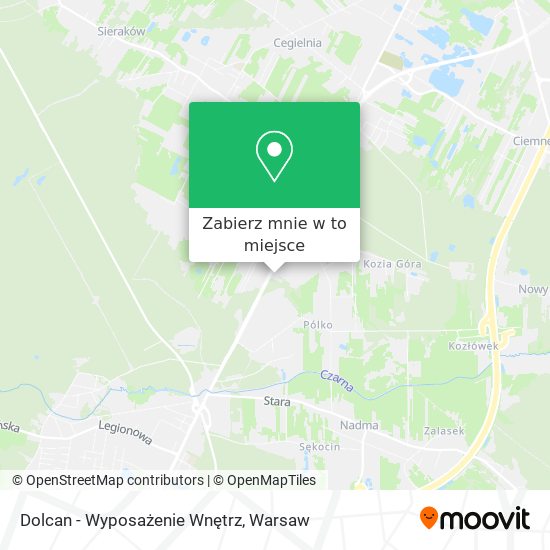 Mapa Dolcan - Wyposażenie Wnętrz