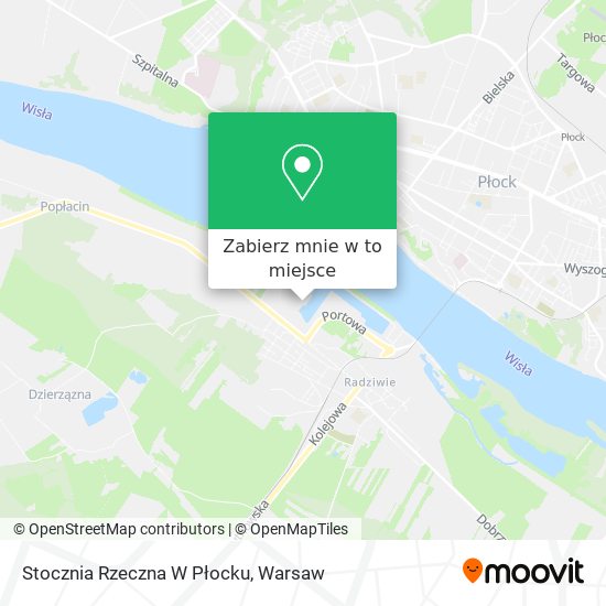 Mapa Stocznia Rzeczna W Płocku