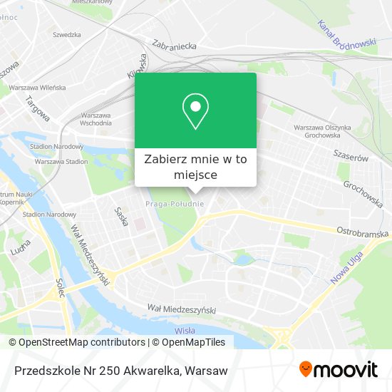 Mapa Przedszkole Nr 250 Akwarelka