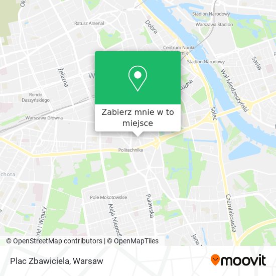 Mapa Plac Zbawiciela