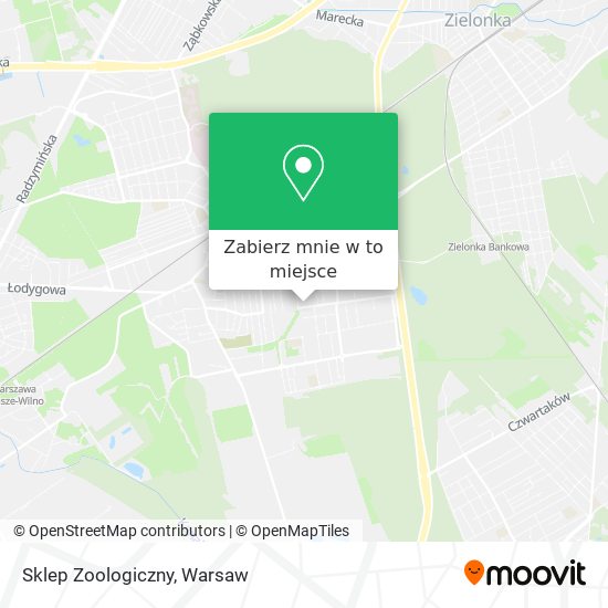 Mapa Sklep Zoologiczny