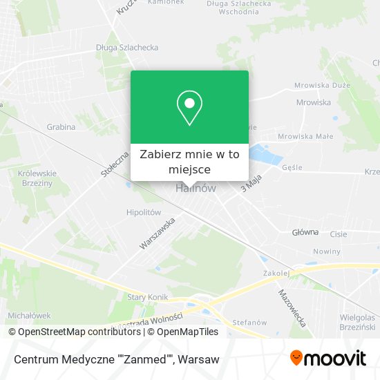 Mapa Centrum Medyczne ""Zanmed""