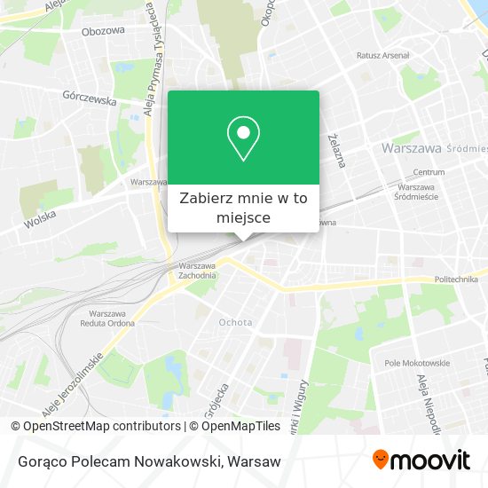 Mapa Gorąco Polecam Nowakowski