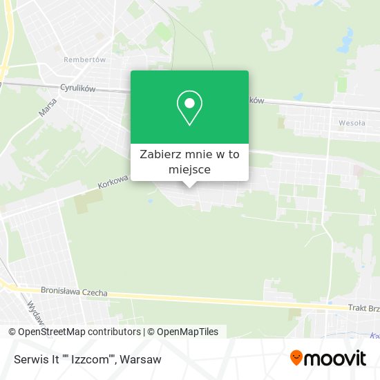 Mapa Serwis It "" Izzcom""