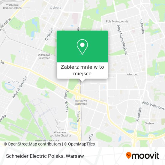 Mapa Schneider Electric Polska