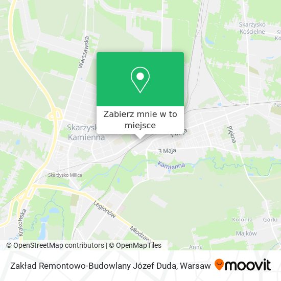 Mapa Zakład Remontowo-Budowlany Józef Duda