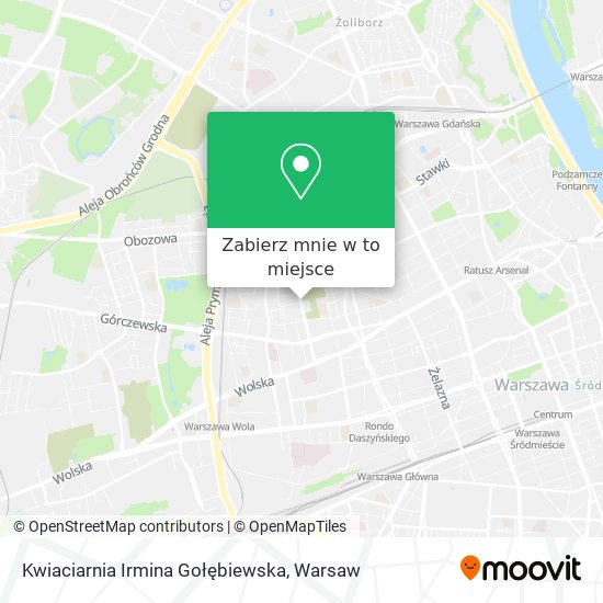 Mapa Kwiaciarnia Irmina Gołębiewska