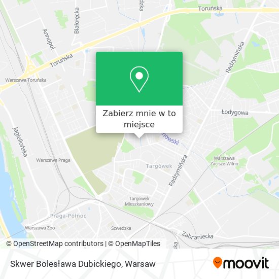 Mapa Skwer Bolesława Dubickiego