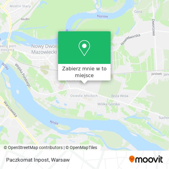 Mapa Paczkomat Inpost