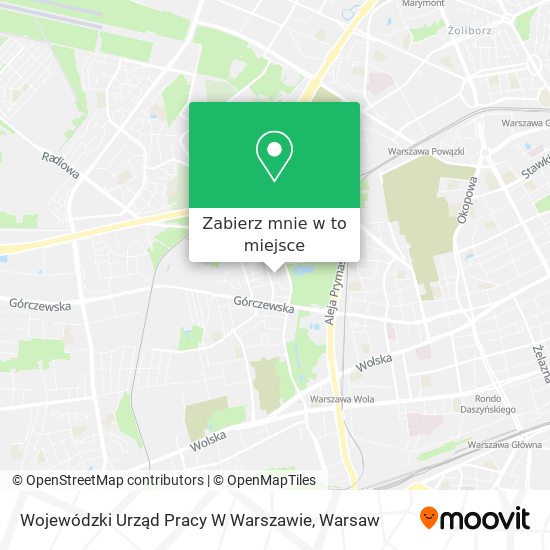 Mapa Wojewódzki Urząd Pracy W Warszawie