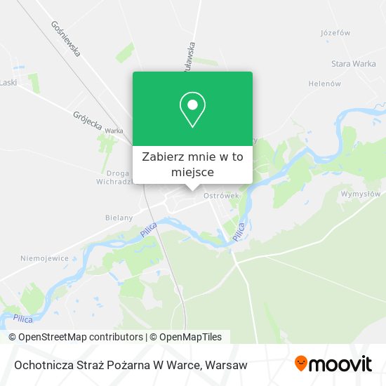 Mapa Ochotnicza Straż Pożarna W Warce