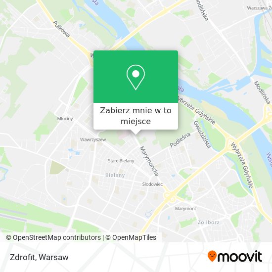 Mapa Zdrofit