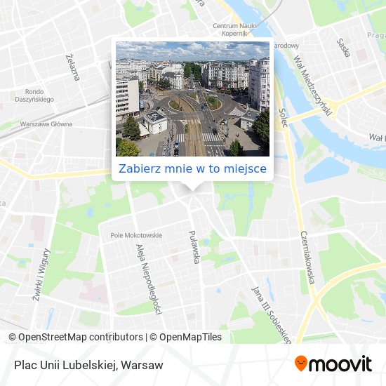 Mapa Plac Unii Lubelskiej