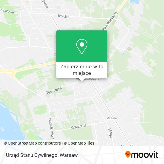 Mapa Urząd Stanu Cywilnego