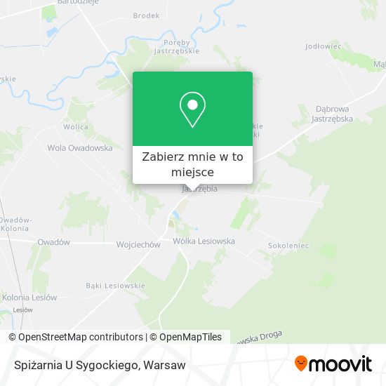 Mapa Spiżarnia U Sygockiego