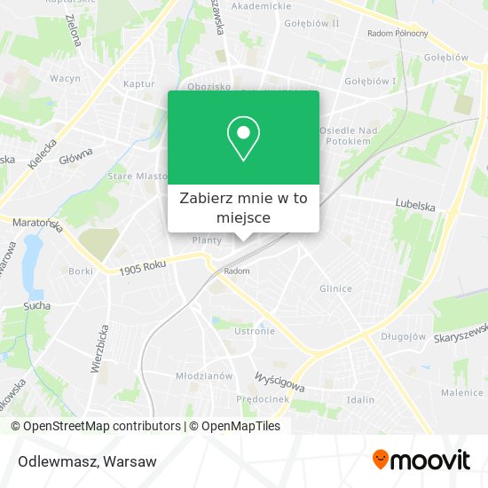 Mapa Odlewmasz