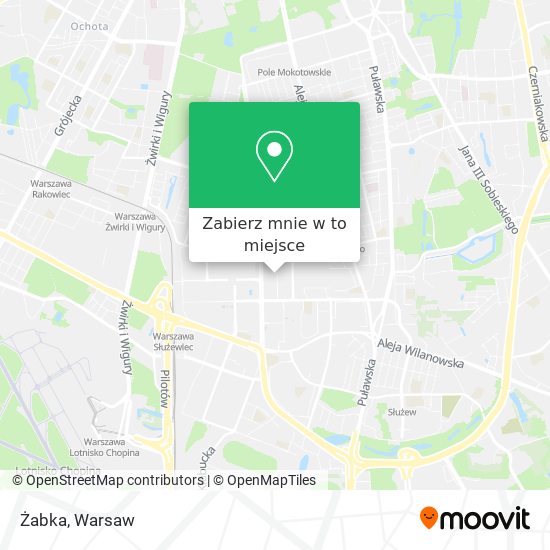 Mapa Żabka