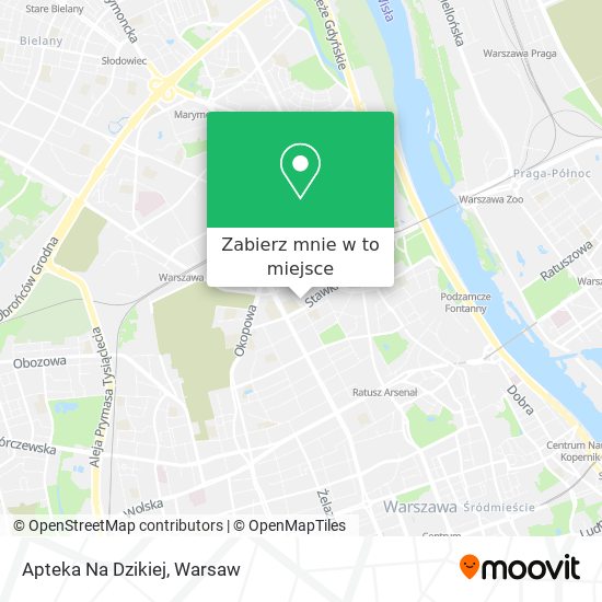 Mapa Apteka Na Dzikiej