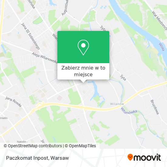 Mapa Paczkomat Inpost