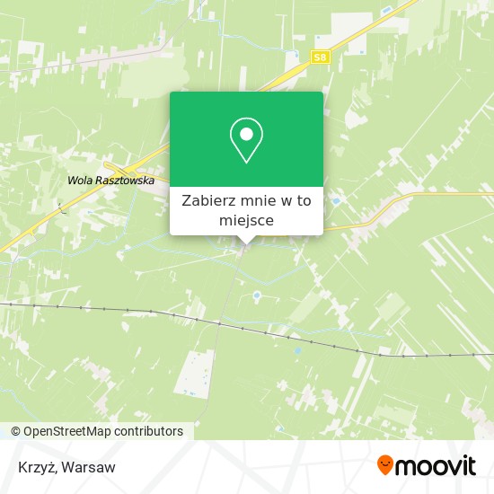 Mapa Krzyż