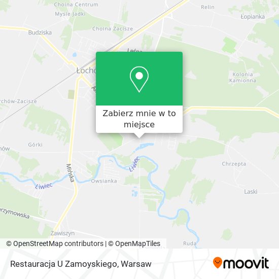 Mapa Restauracja U Zamoyskiego