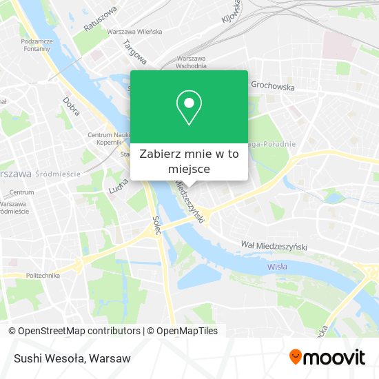 Mapa Sushi Wesoła