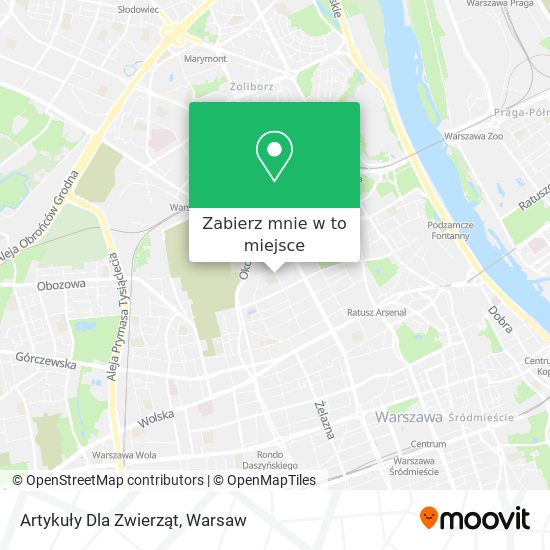 Mapa Artykuły Dla Zwierząt