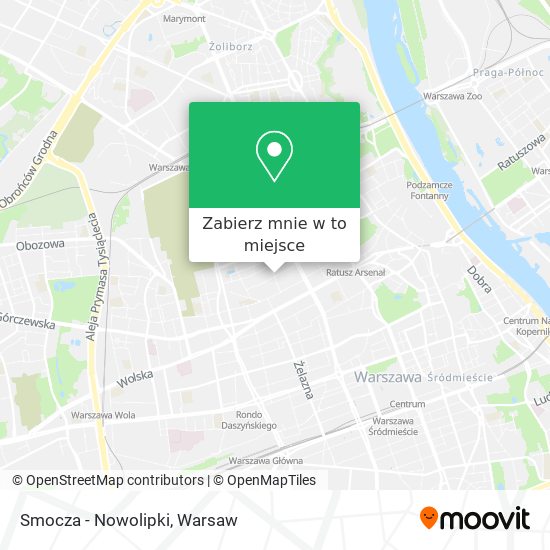 Mapa Smocza - Nowolipki