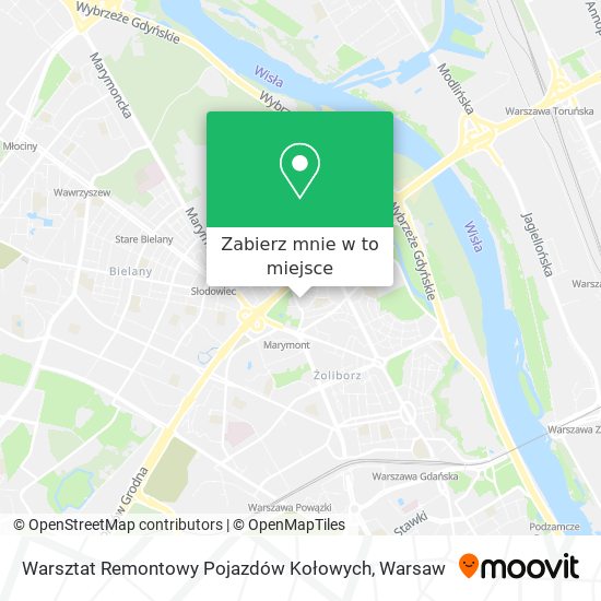 Mapa Warsztat Remontowy Pojazdów Kołowych