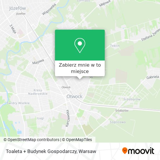 Mapa Toaleta + Budynek Gospodarczy