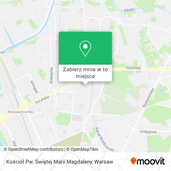 Mapa Kościół Pw. Świętej Marii Magdaleny