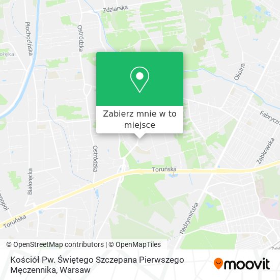 Mapa Kościół Pw. Świętego Szczepana Pierwszego Męczennika