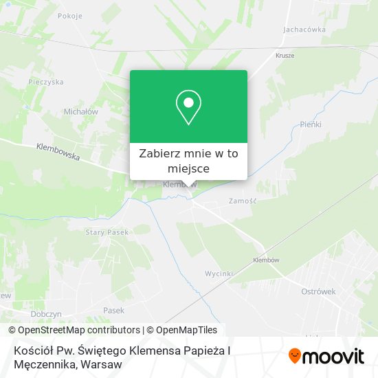 Mapa Kościół Pw. Świętego Klemensa Papieża I Męczennika